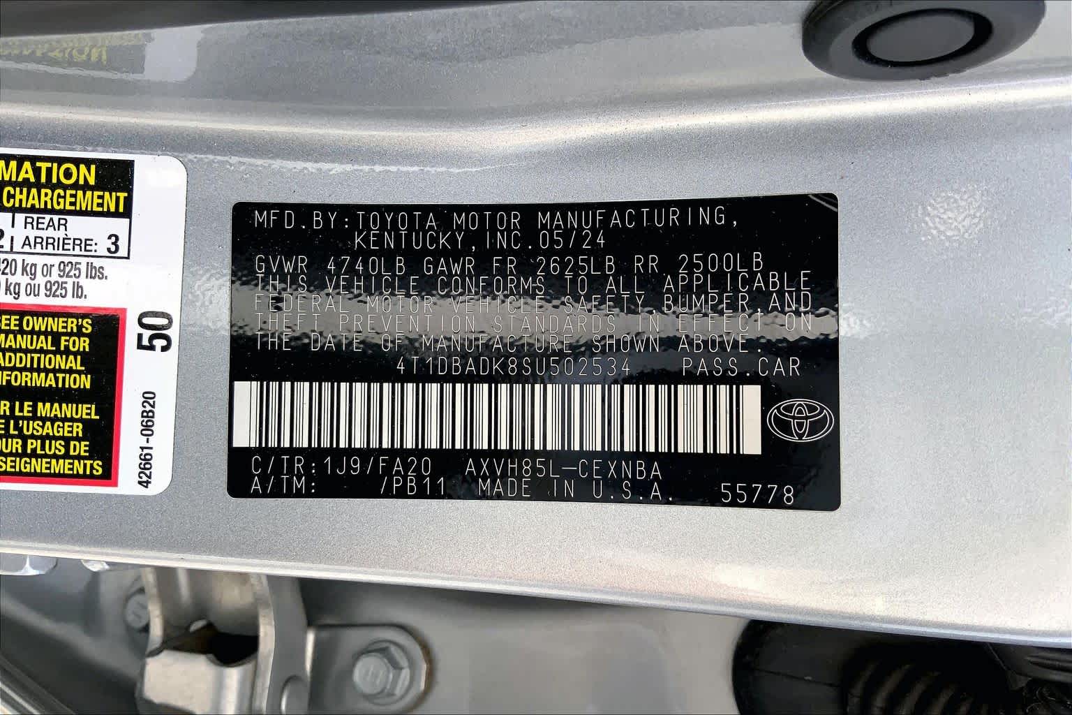 2025 Toyota Camry LE Celestial Silver Metallic at Group 1 Toyota Southwest