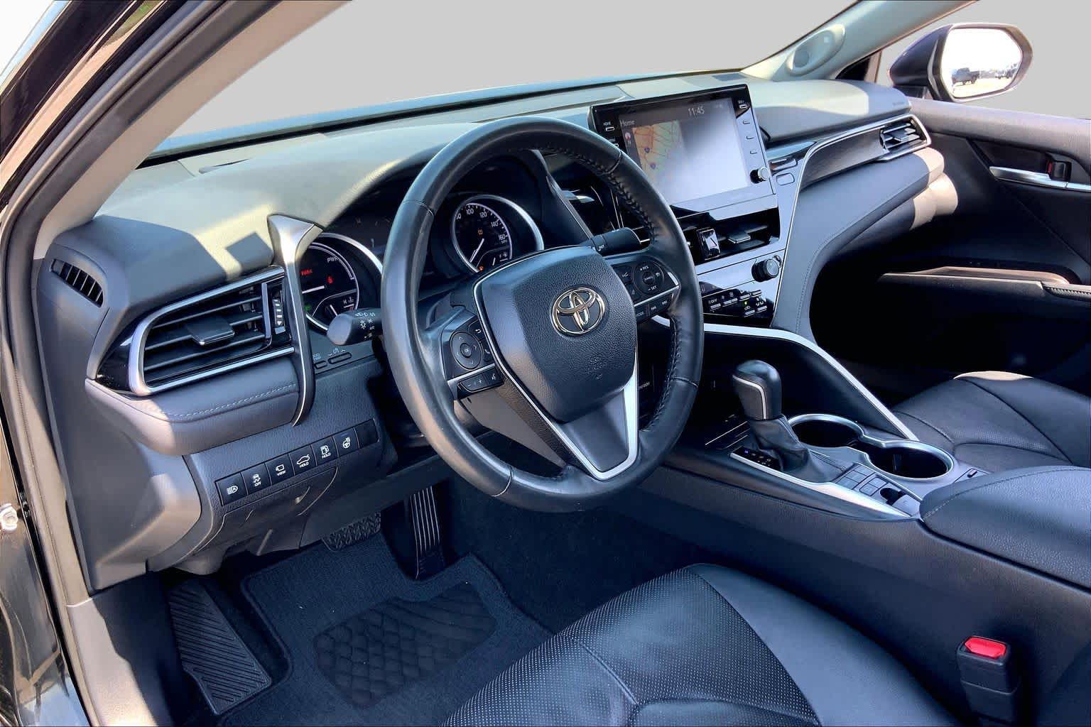 2024 Toyota Camry Hybrid XLE Midnight Black Metallic at Texan GMC Buick
