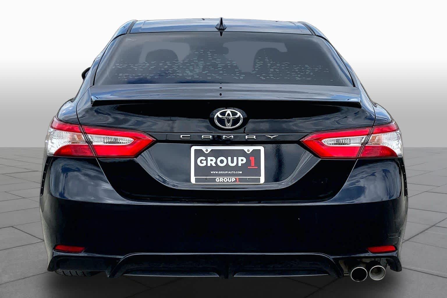 2020 Toyota Camry SE Midnight Black Metallic at HGreg Houston