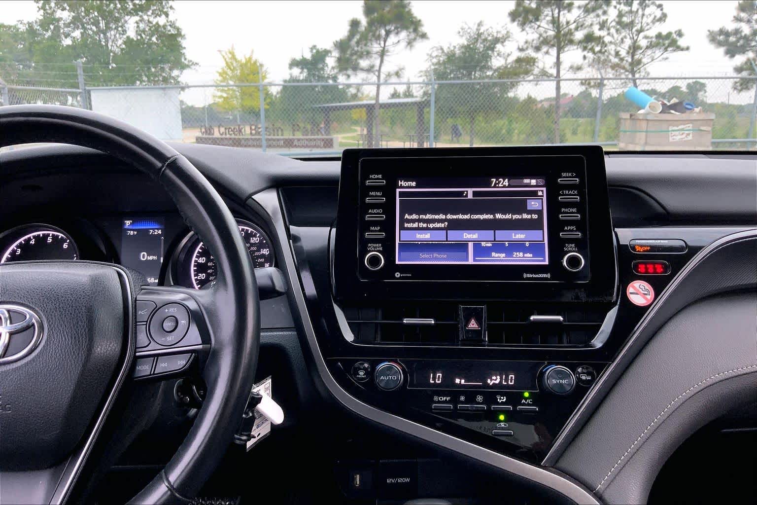 2024 Toyota Camry SE Midnight Black Metallic at Group 1 Toyota Southwest