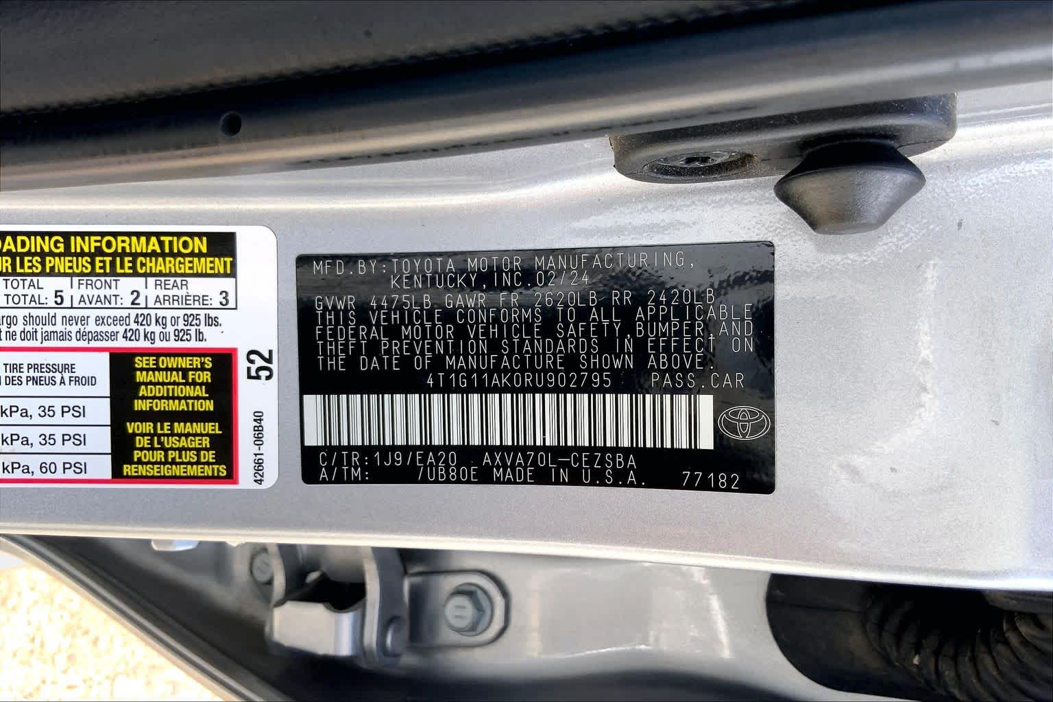 2024 Toyota Camry SE Celestial Silver Metallic at Group 1 Toyota Southwest