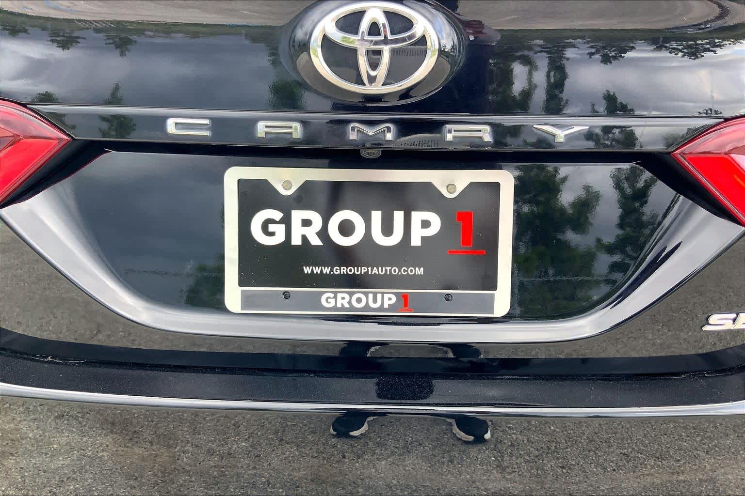 2021 Toyota Camry SE Midnight Black Metallic at Group 1 Toyota Southwest