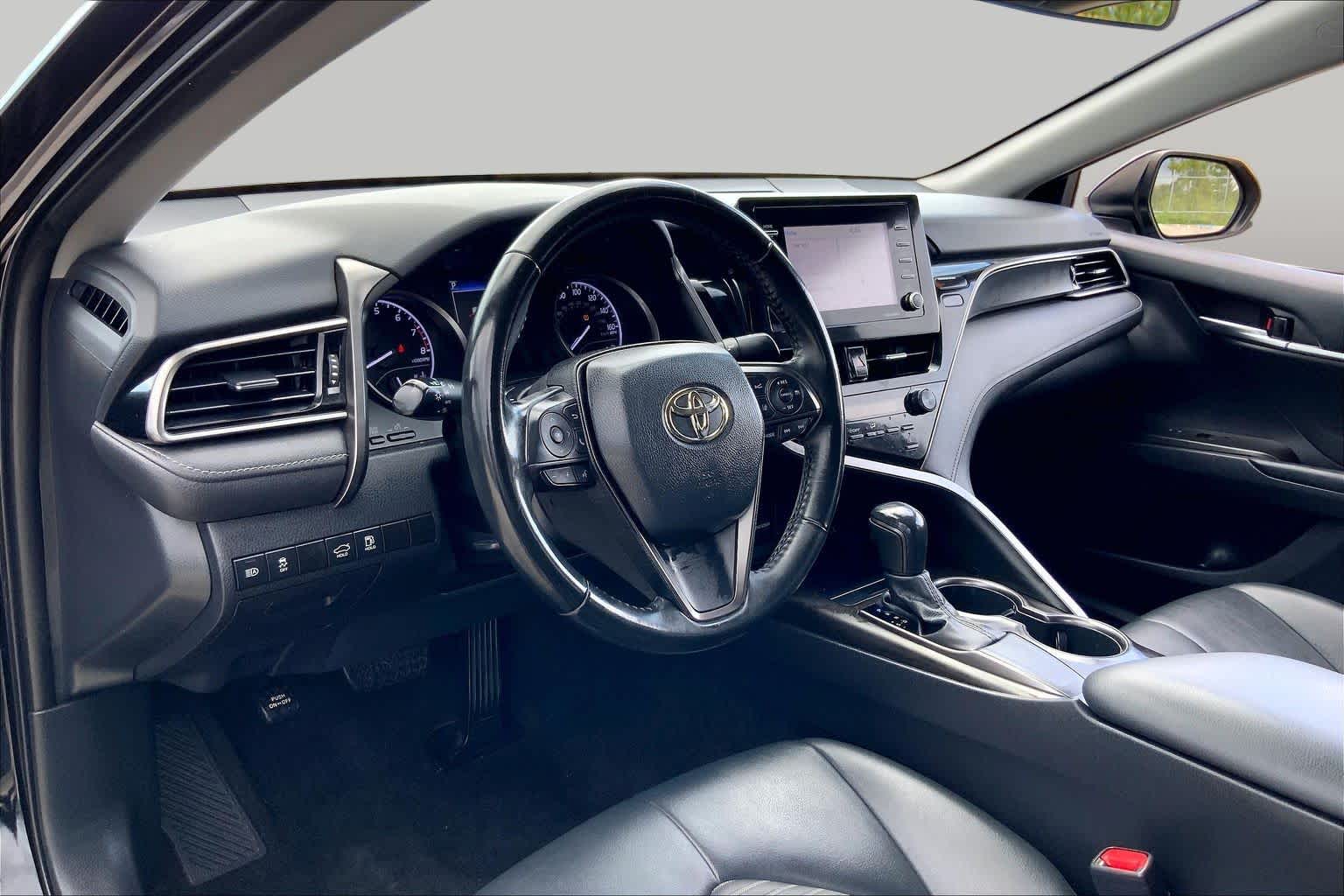 2021 Toyota Camry SE Midnight Black Metallic at Group 1 Toyota Southwest