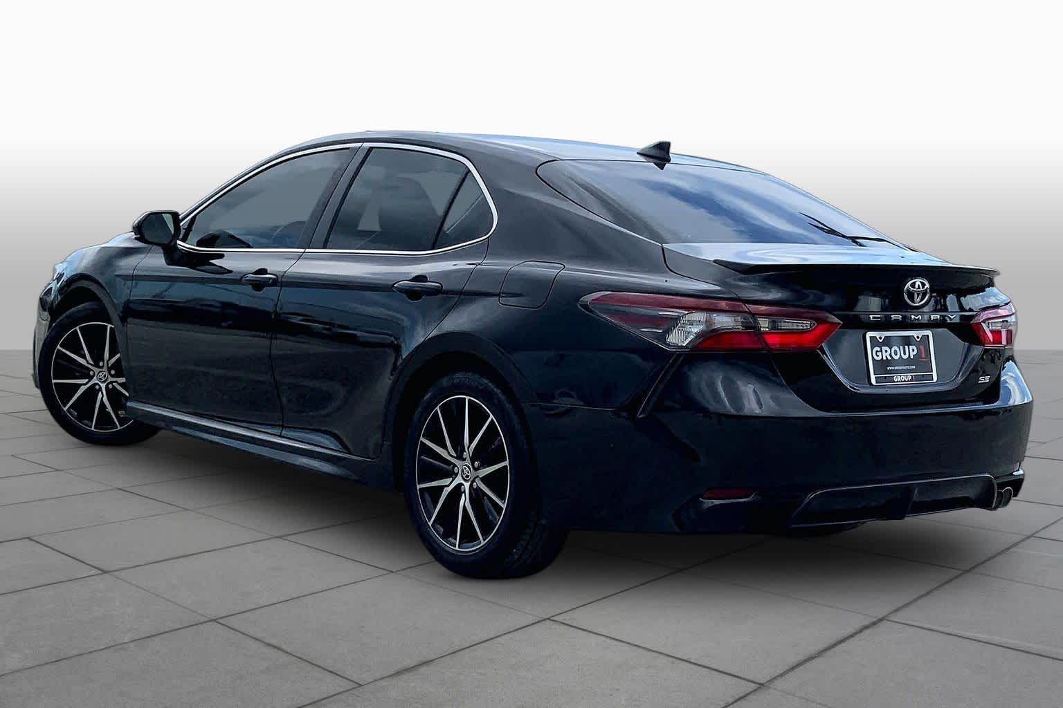 2021 Toyota Camry SE Midnight Black Metallic at Group 1 Toyota Southwest