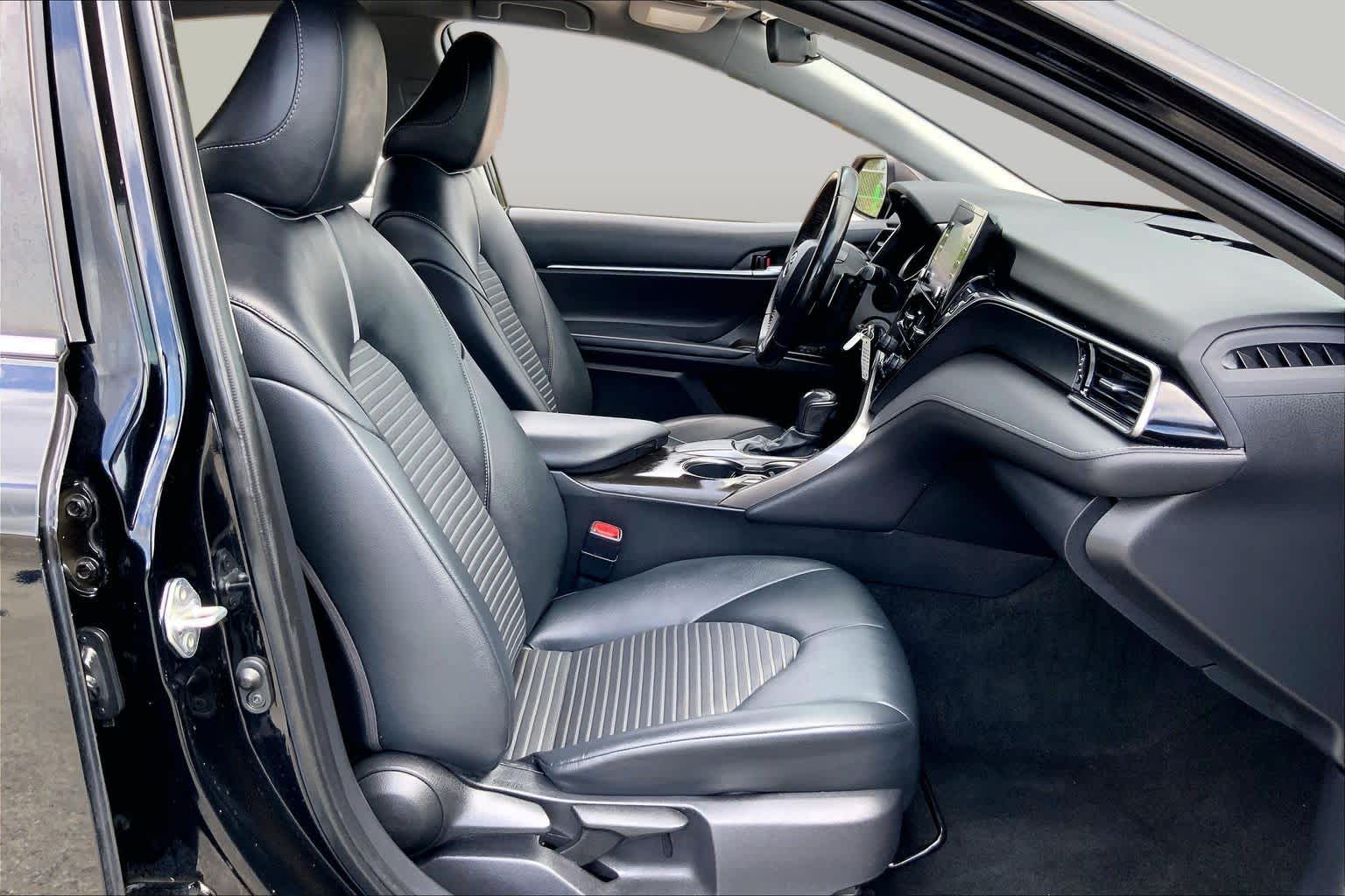 2021 Toyota Camry SE Midnight Black Metallic at Group 1 Toyota Southwest