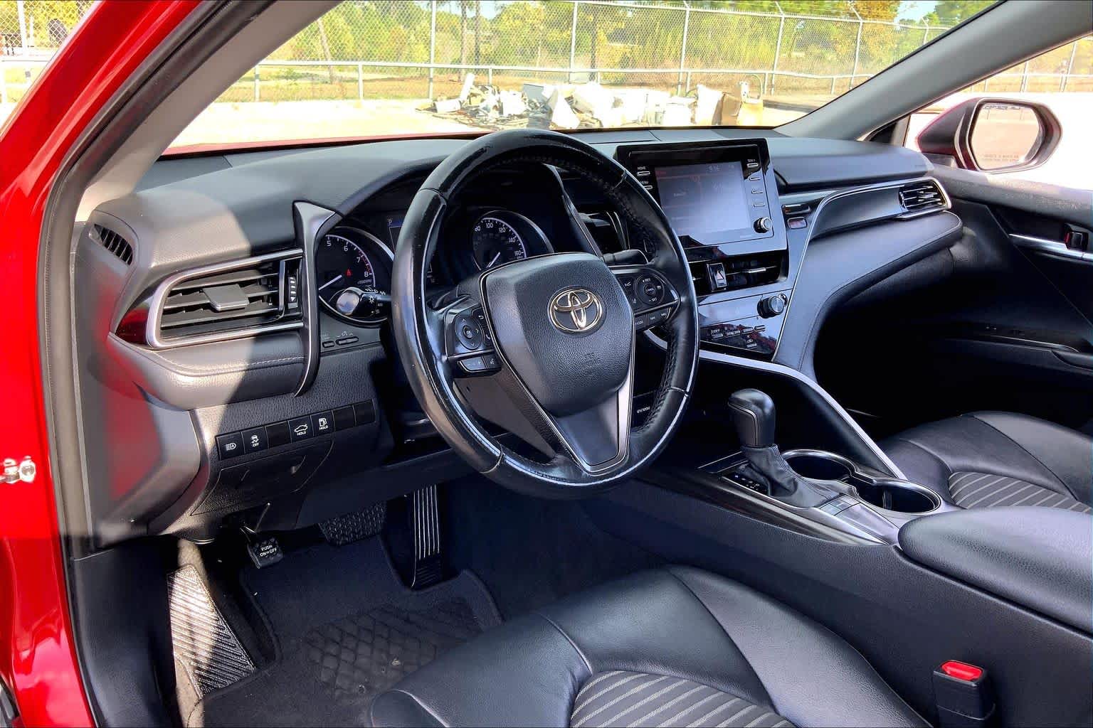 2023 Toyota Camry SE Supersonic Red at AutoNation USA Houston