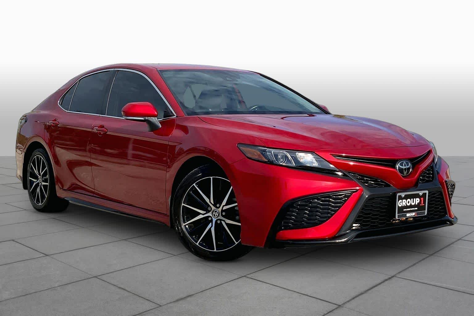 2023 Toyota Camry SE Supersonic Red at AutoNation USA Houston