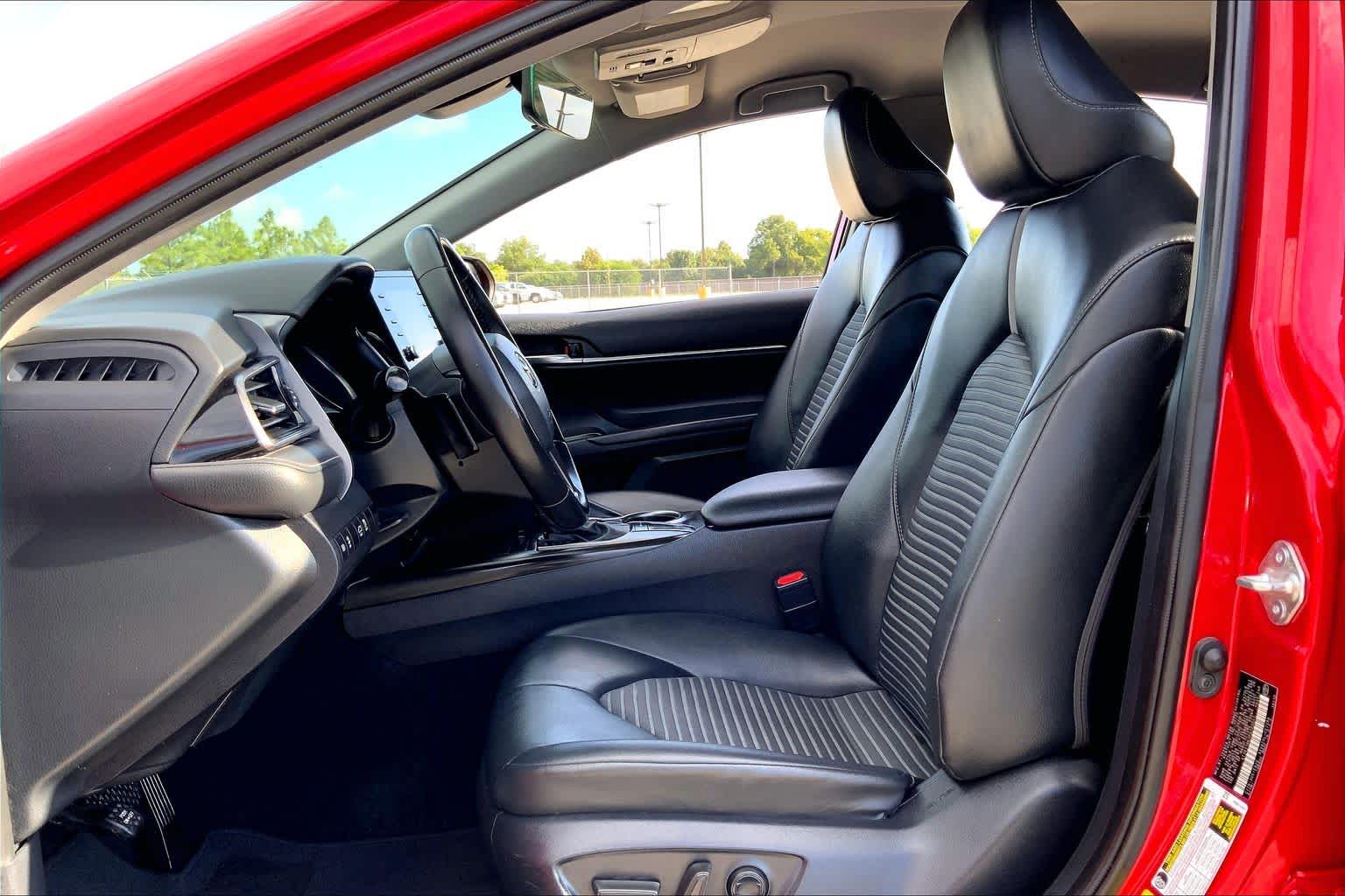 2023 Toyota Camry SE Supersonic Red at AutoNation USA Houston