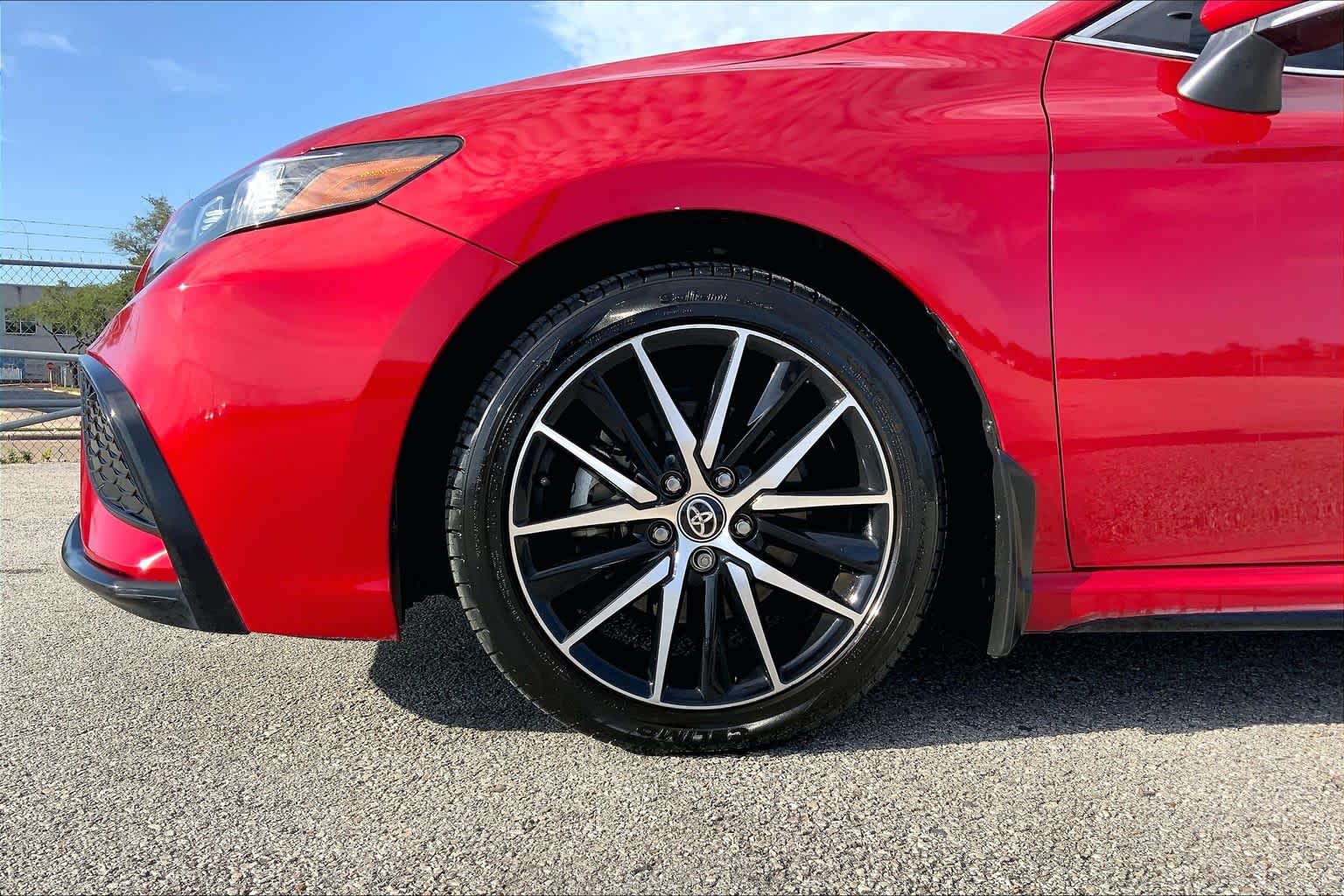 2023 Toyota Camry SE Supersonic Red at AutoNation USA Houston