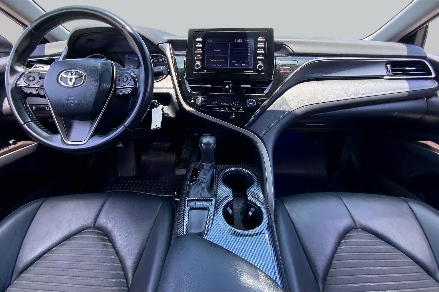 2023 Toyota Camry SE Midnight Black Metallic at AutoNation USA Houston