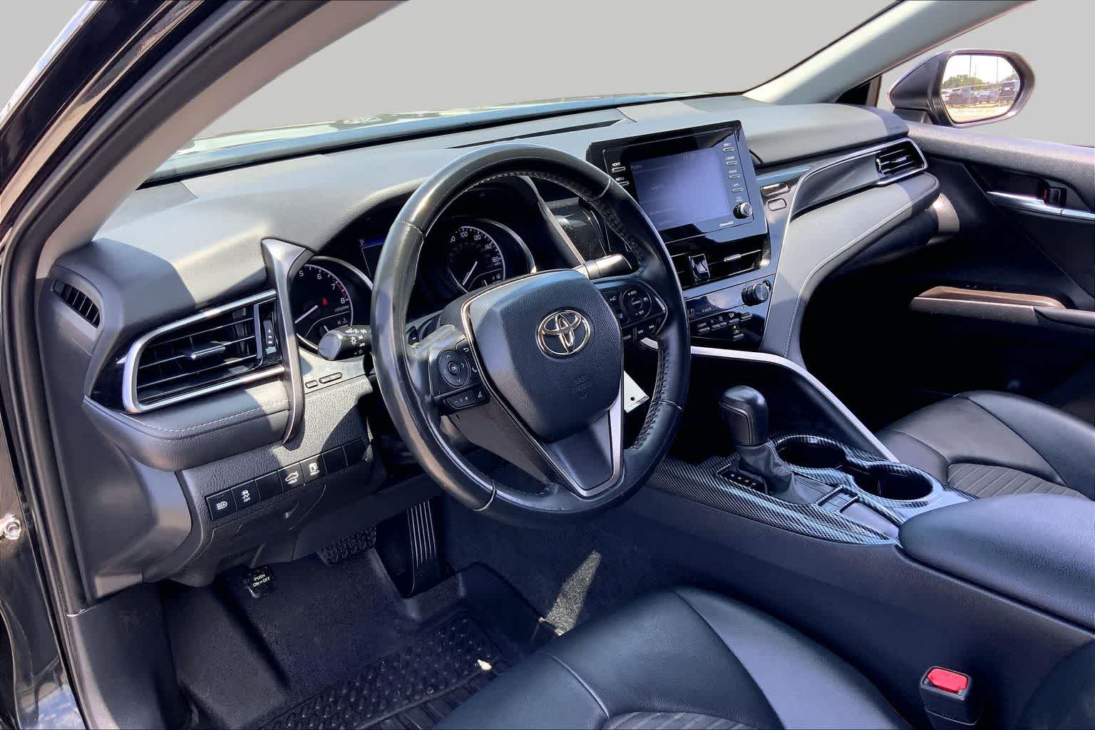 2023 Toyota Camry SE Midnight Black Metallic at AutoNation USA Houston