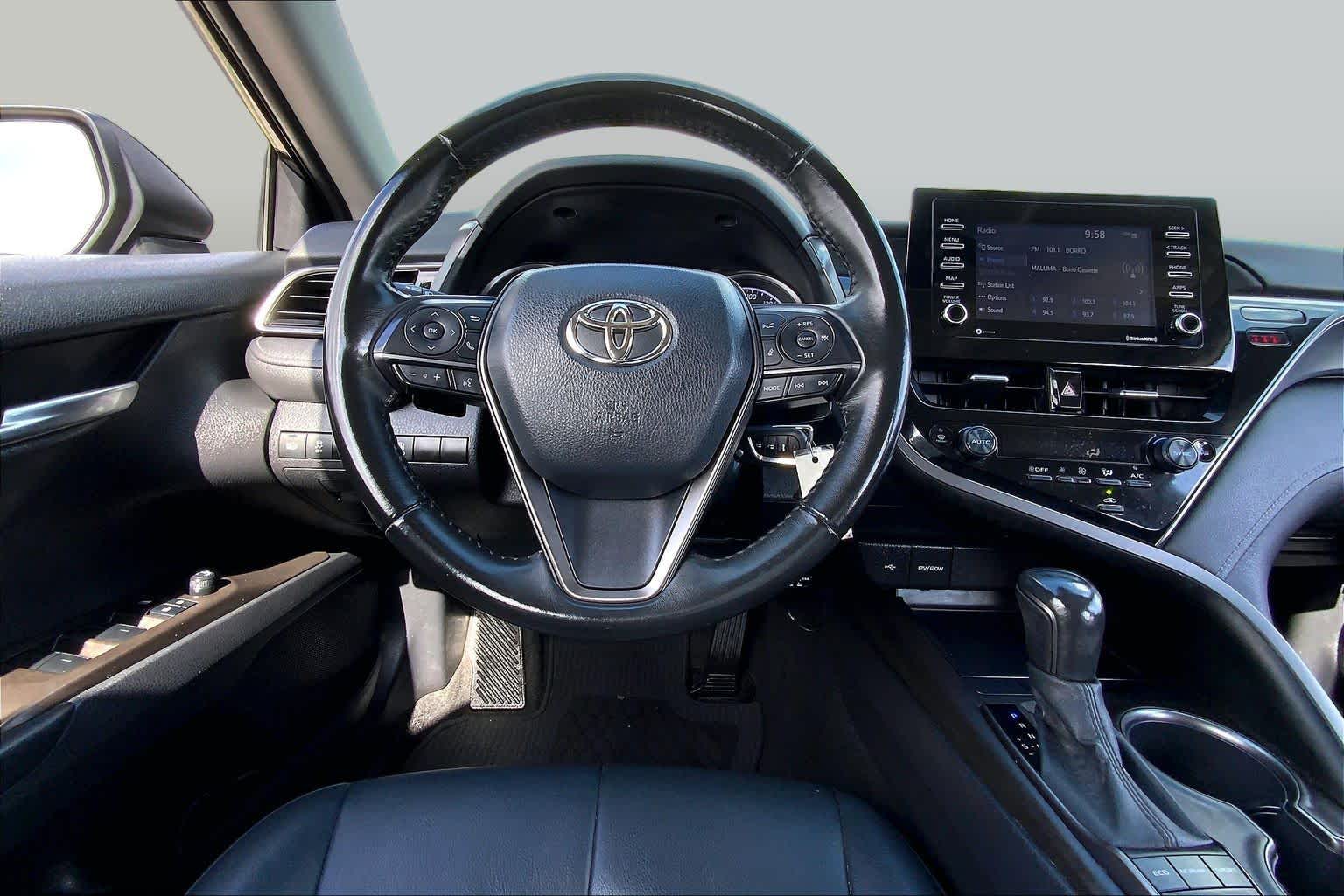 2023 Toyota Camry SE Nightshade Midnight Black Metallic at AutoNation USA Houston