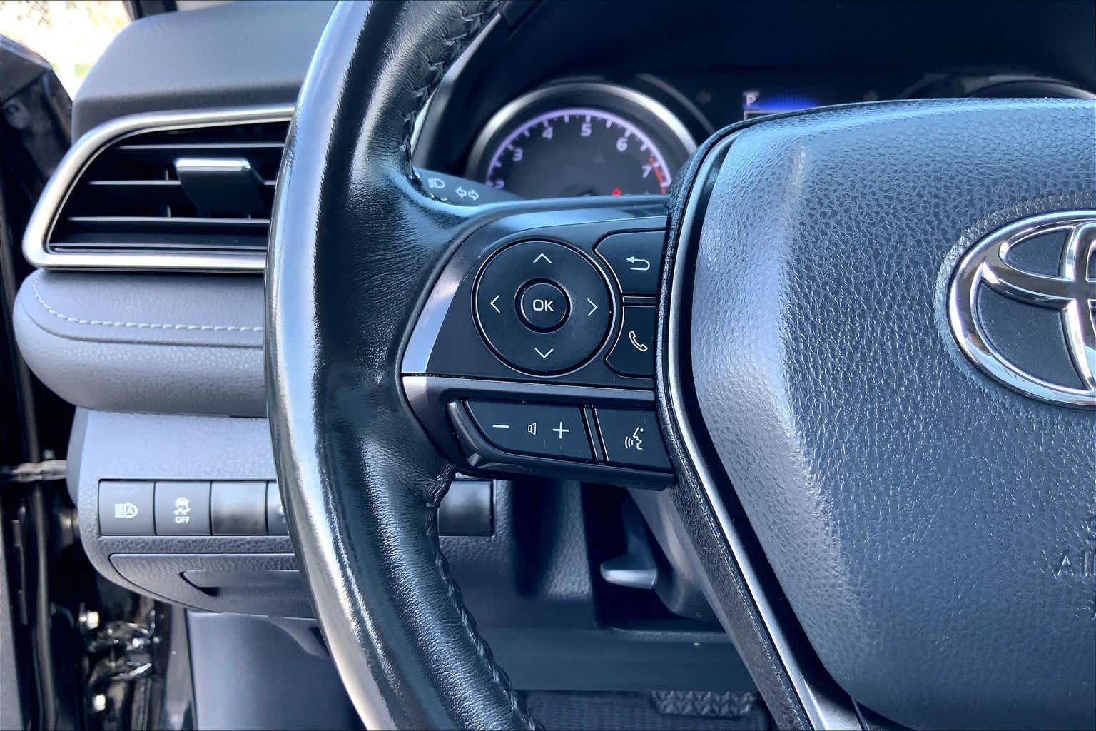 2023 Toyota Camry SE Nightshade Midnight Black Metallic at AutoNation USA Houston