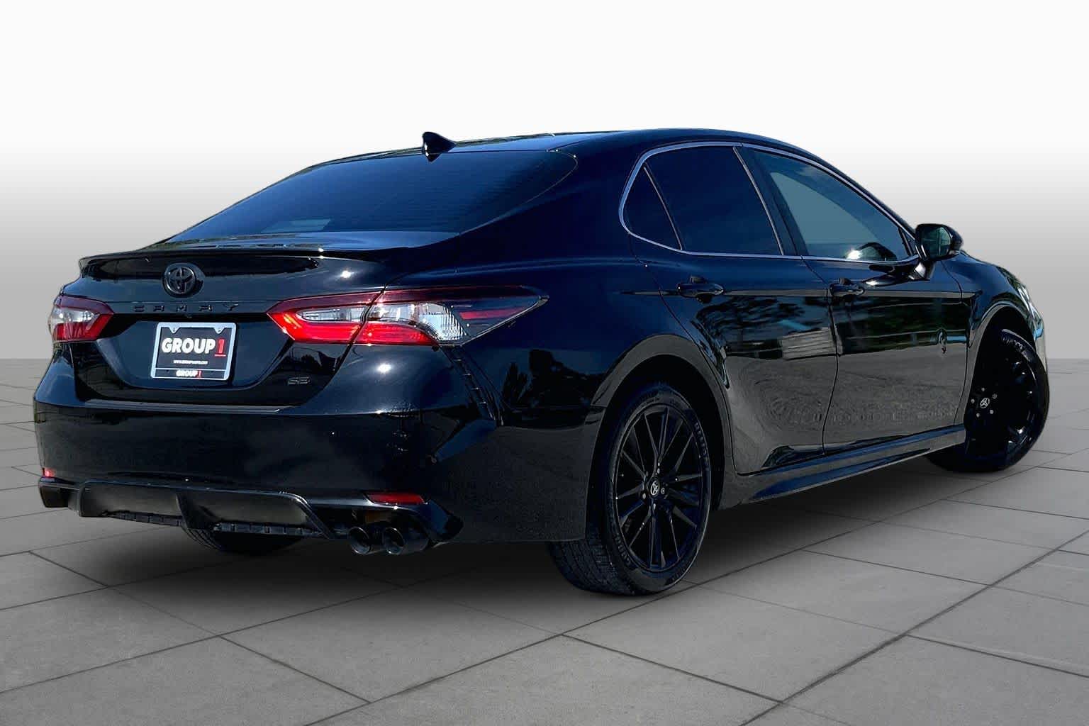 2023 Toyota Camry SE Nightshade Midnight Black Metallic at AutoNation USA Houston