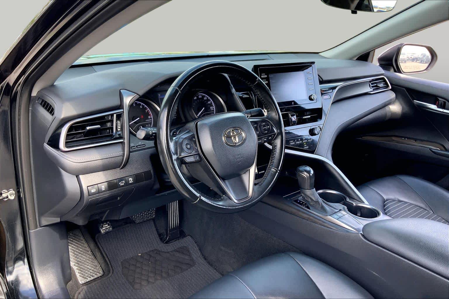 2023 Toyota Camry SE Nightshade Midnight Black Metallic at AutoNation USA Houston