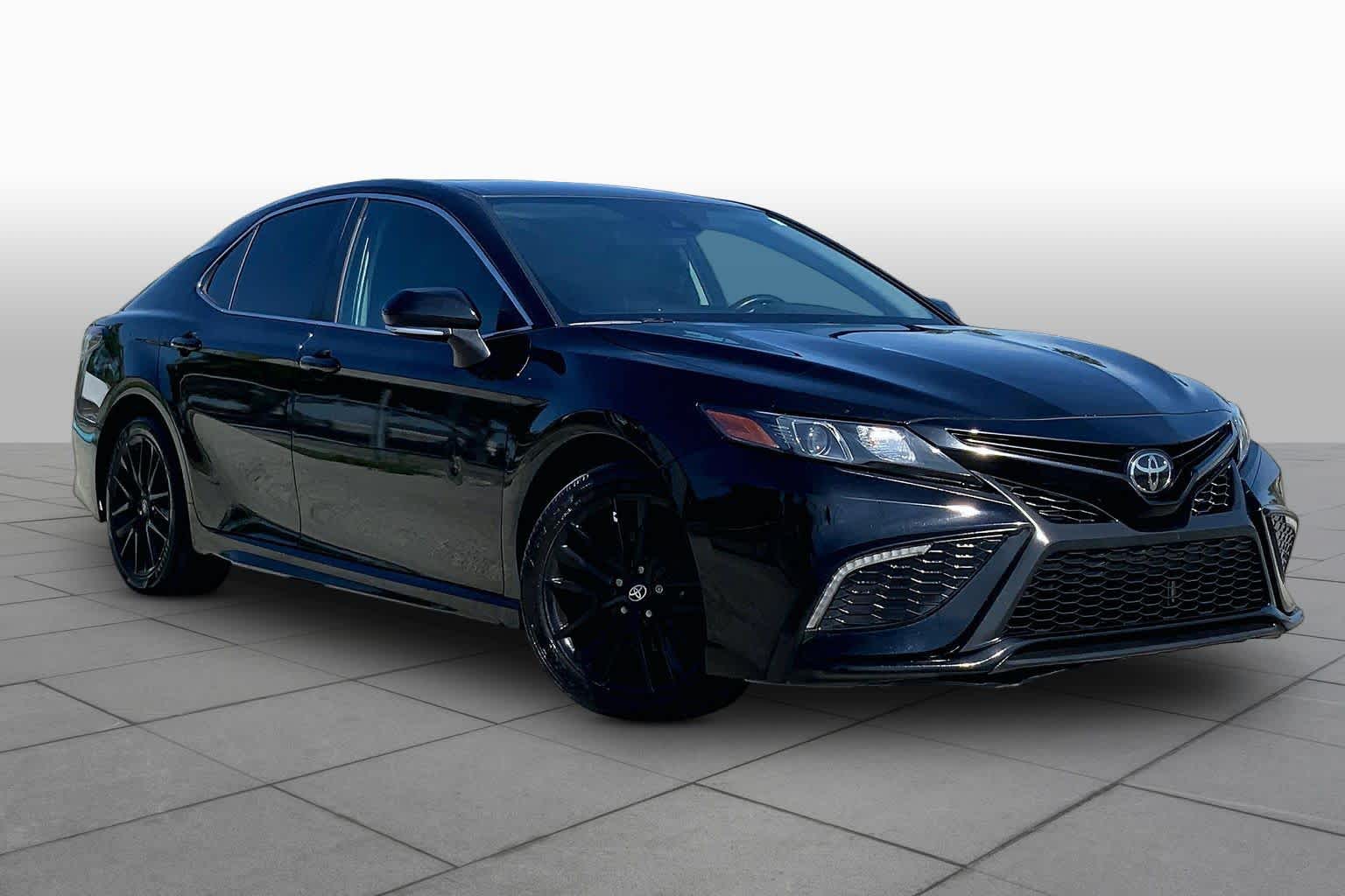2023 Toyota Camry SE Nightshade Midnight Black Metallic at AutoNation USA Houston