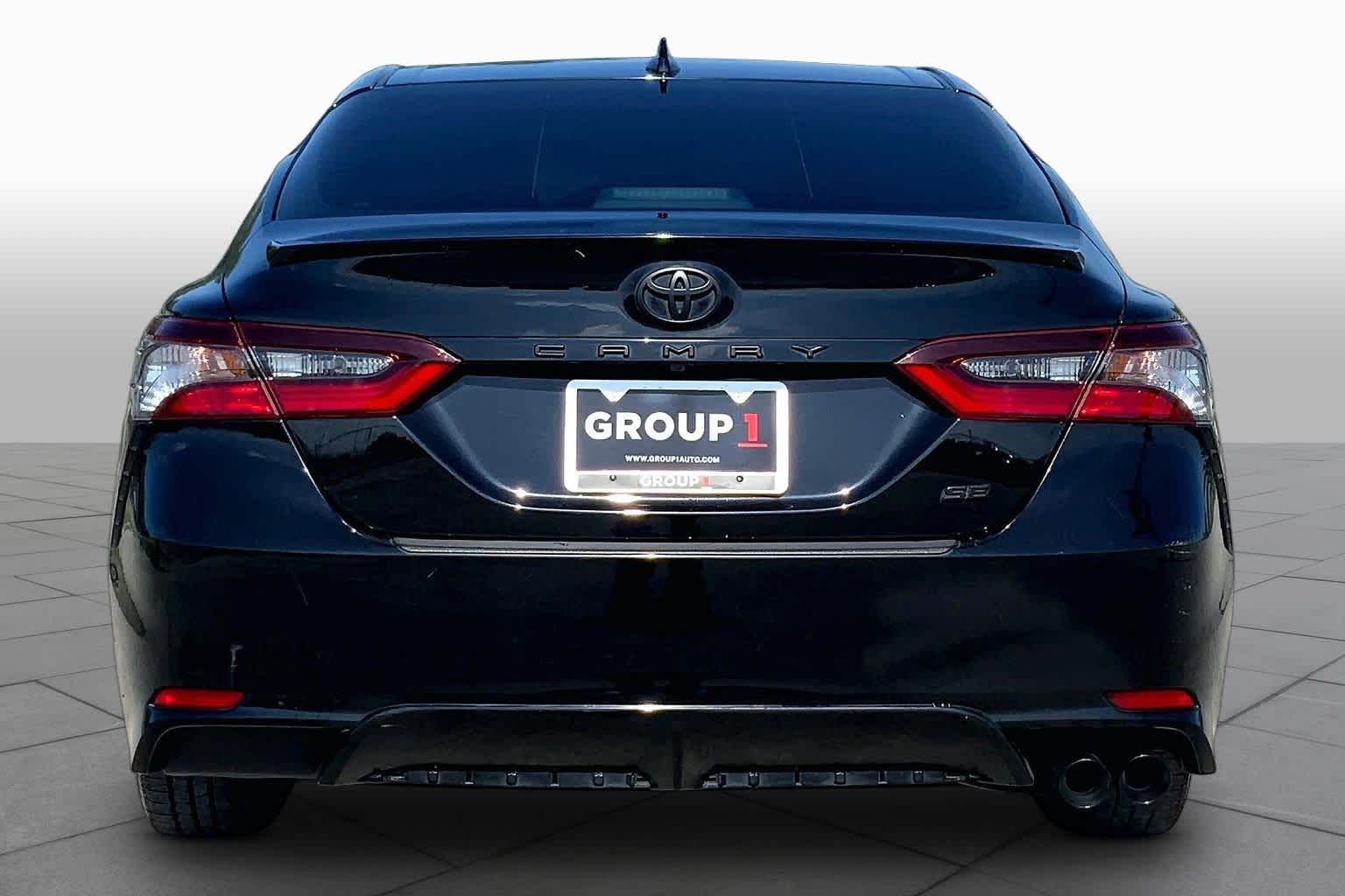 2023 Toyota Camry SE Nightshade Midnight Black Metallic at AutoNation USA Houston