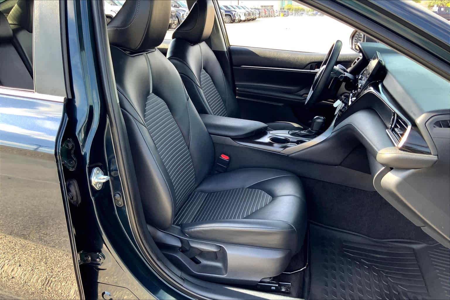 2021 Toyota Camry SE Galactic Aqua Mica at Group 1 Toyota Southwest