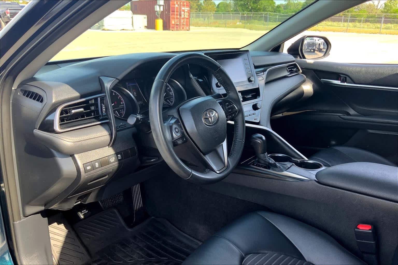 2021 Toyota Camry SE Galactic Aqua Mica at Group 1 Toyota Southwest