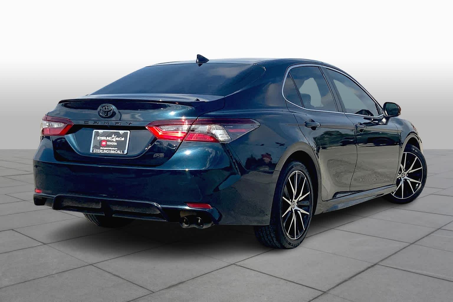 2021 Toyota Camry SE Galactic Aqua Mica at Group 1 Toyota Southwest