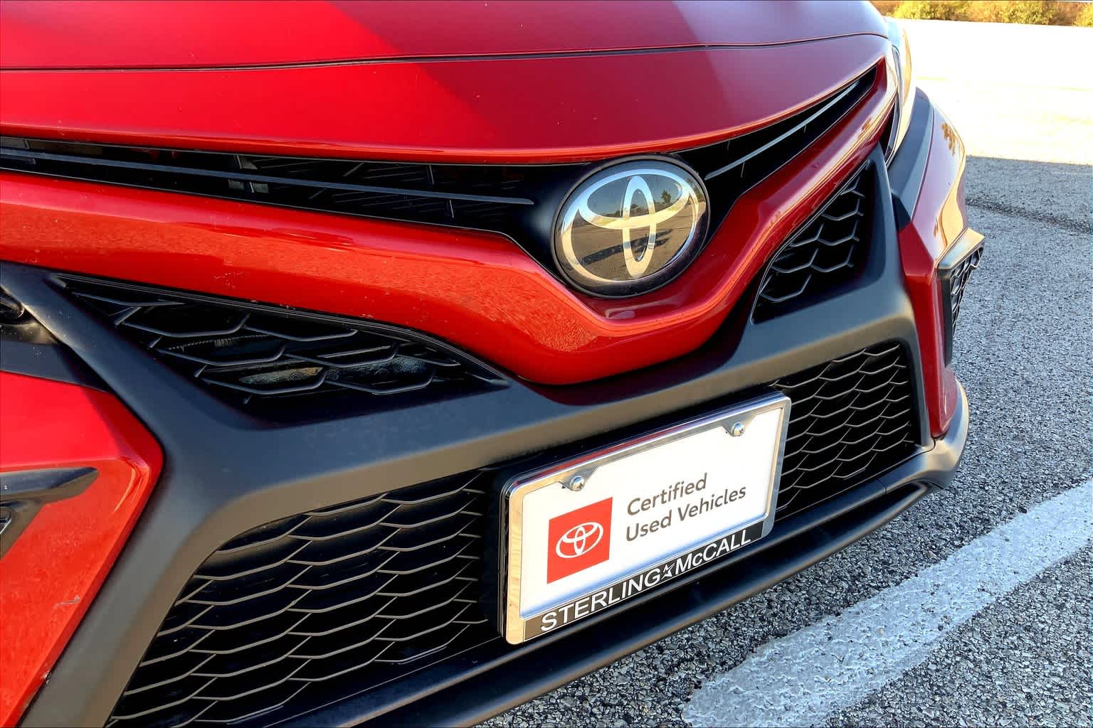 2023 Toyota Camry SE Supersonic Red at Group 1 Toyota Southwest