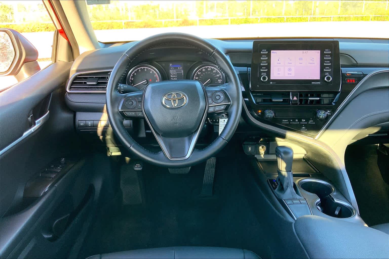 2023 Toyota Camry SE Supersonic Red at Group 1 Toyota Southwest