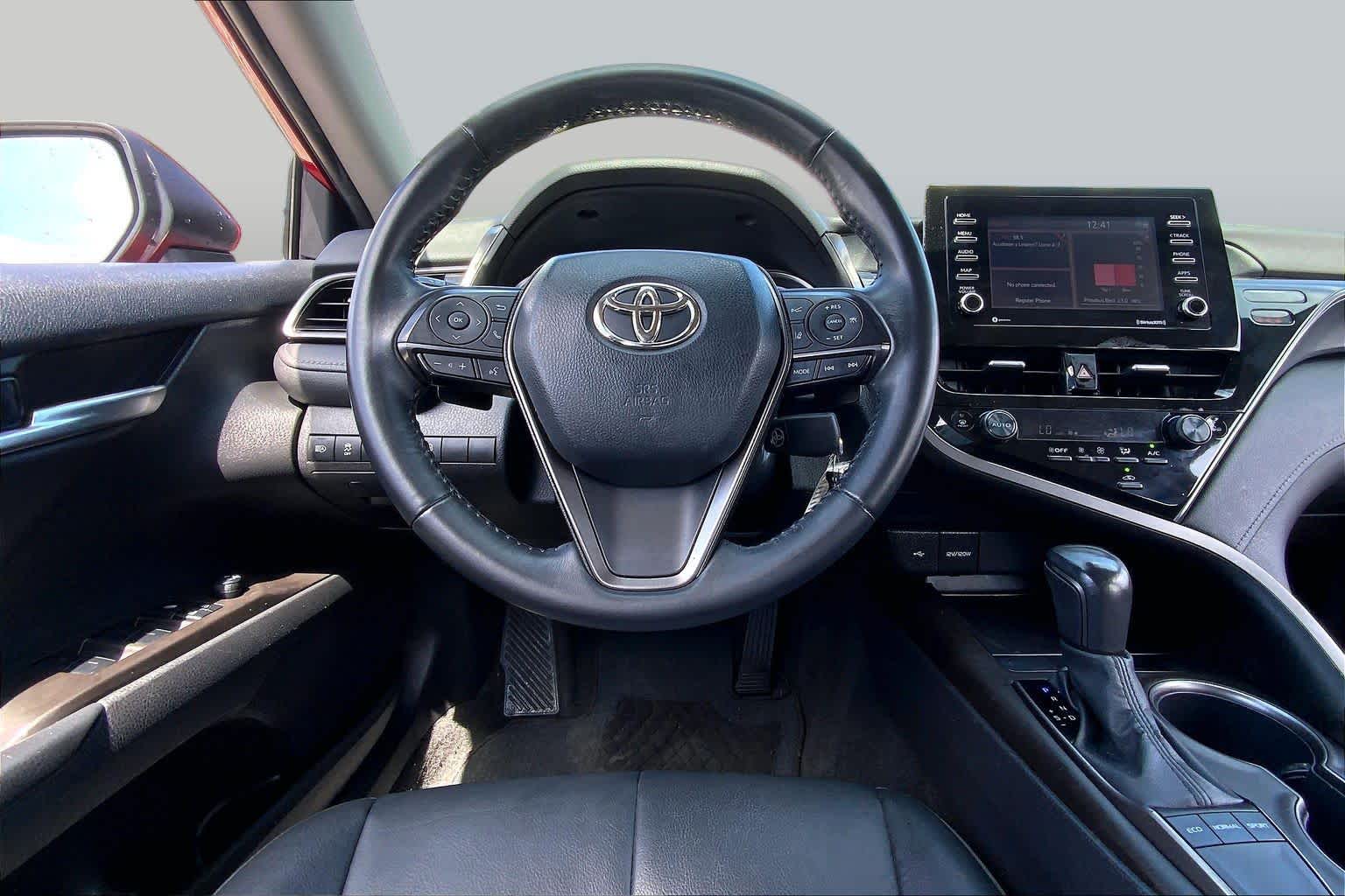 2023 Toyota Camry SE Supersonic Red at AutoNation USA Houston