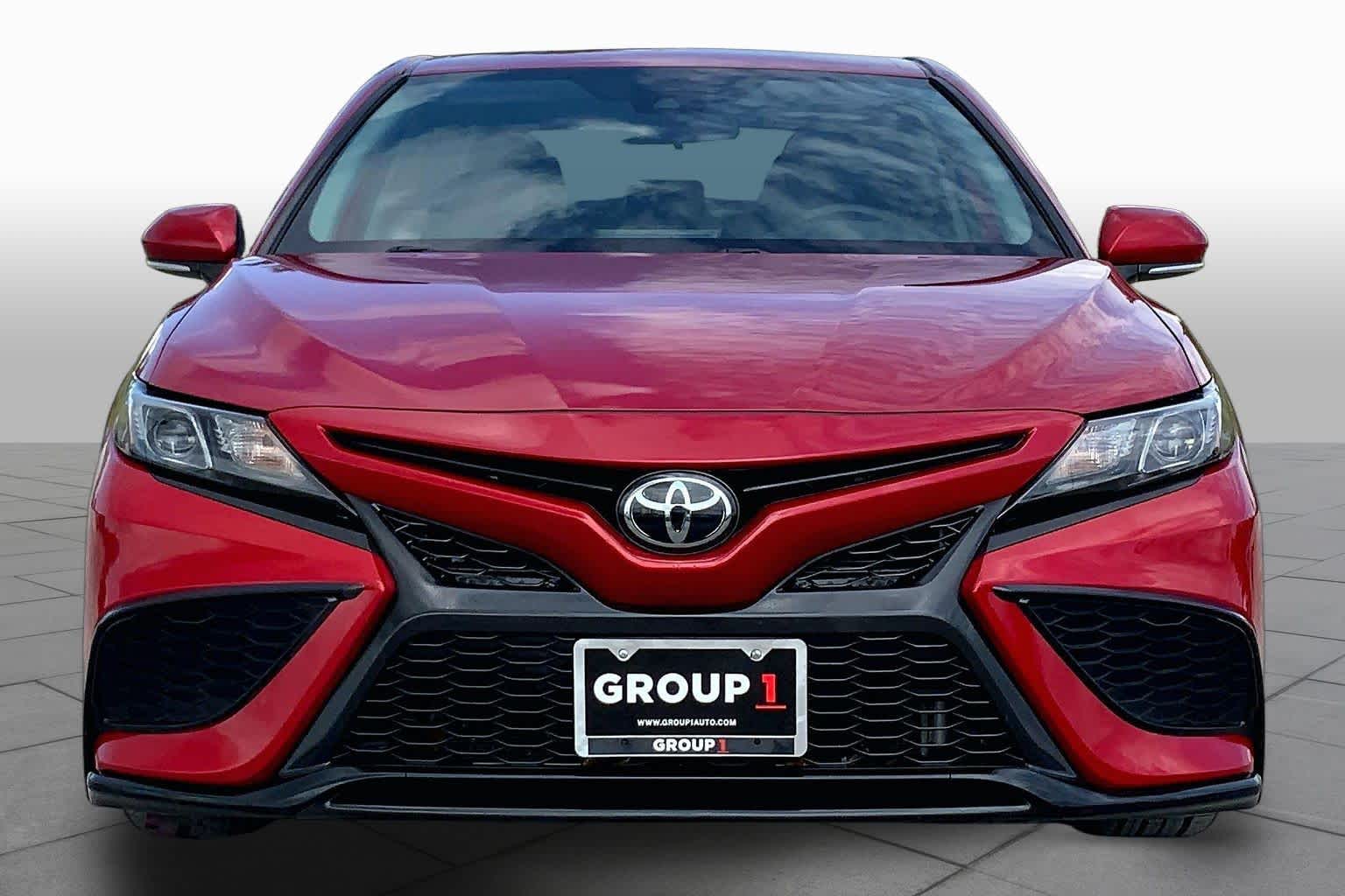 2023 Toyota Camry SE Supersonic Red at AutoNation USA Houston