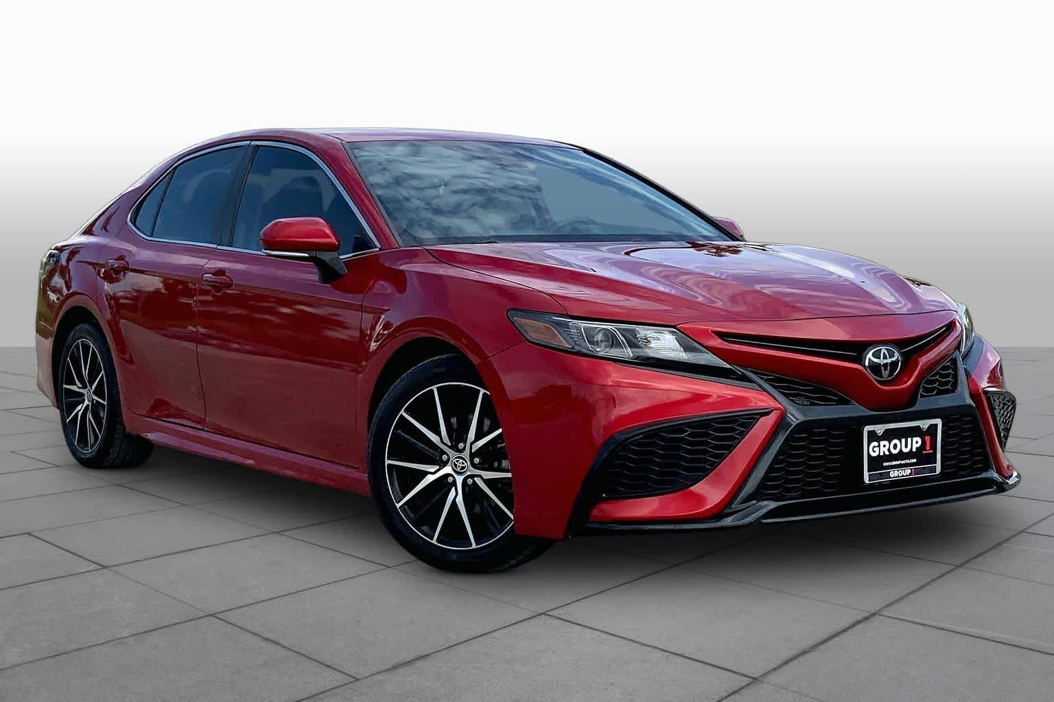 2023 Toyota Camry SE Supersonic Red at AutoNation USA Houston