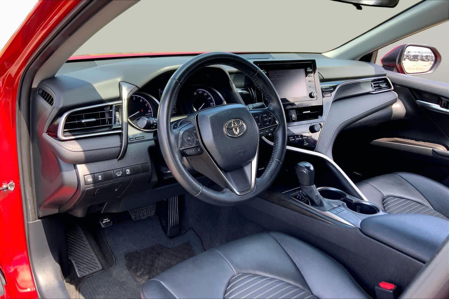2023 Toyota Camry SE Supersonic Red at AutoNation USA Houston