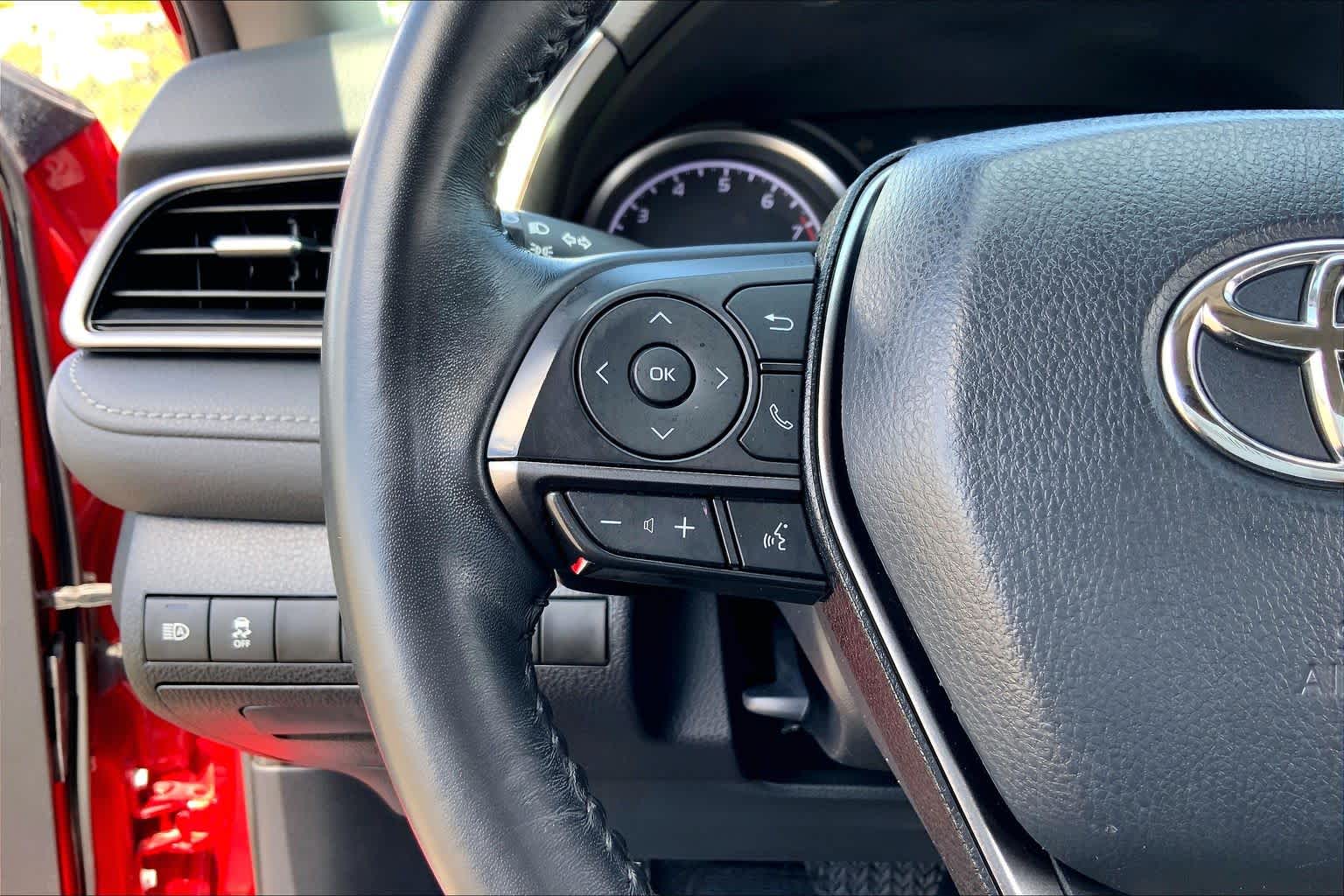 2023 Toyota Camry SE Supersonic Red at AutoNation USA Houston
