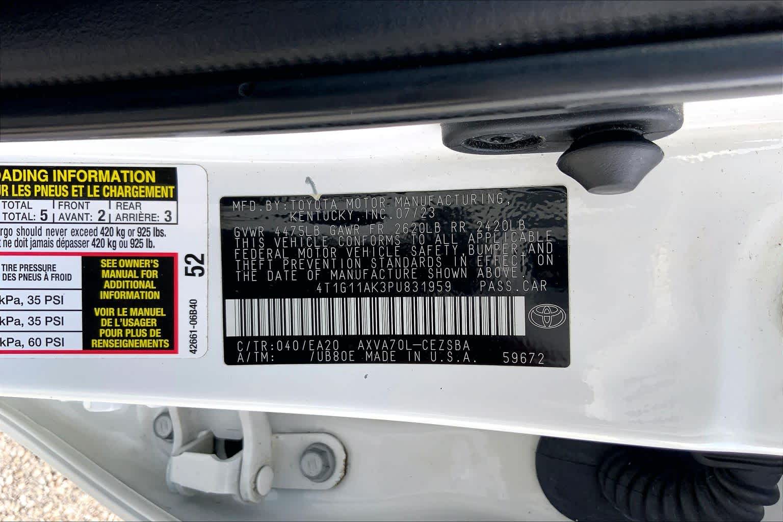 2023 Toyota Camry SE Ice Cap at Lexus of Clear Lake