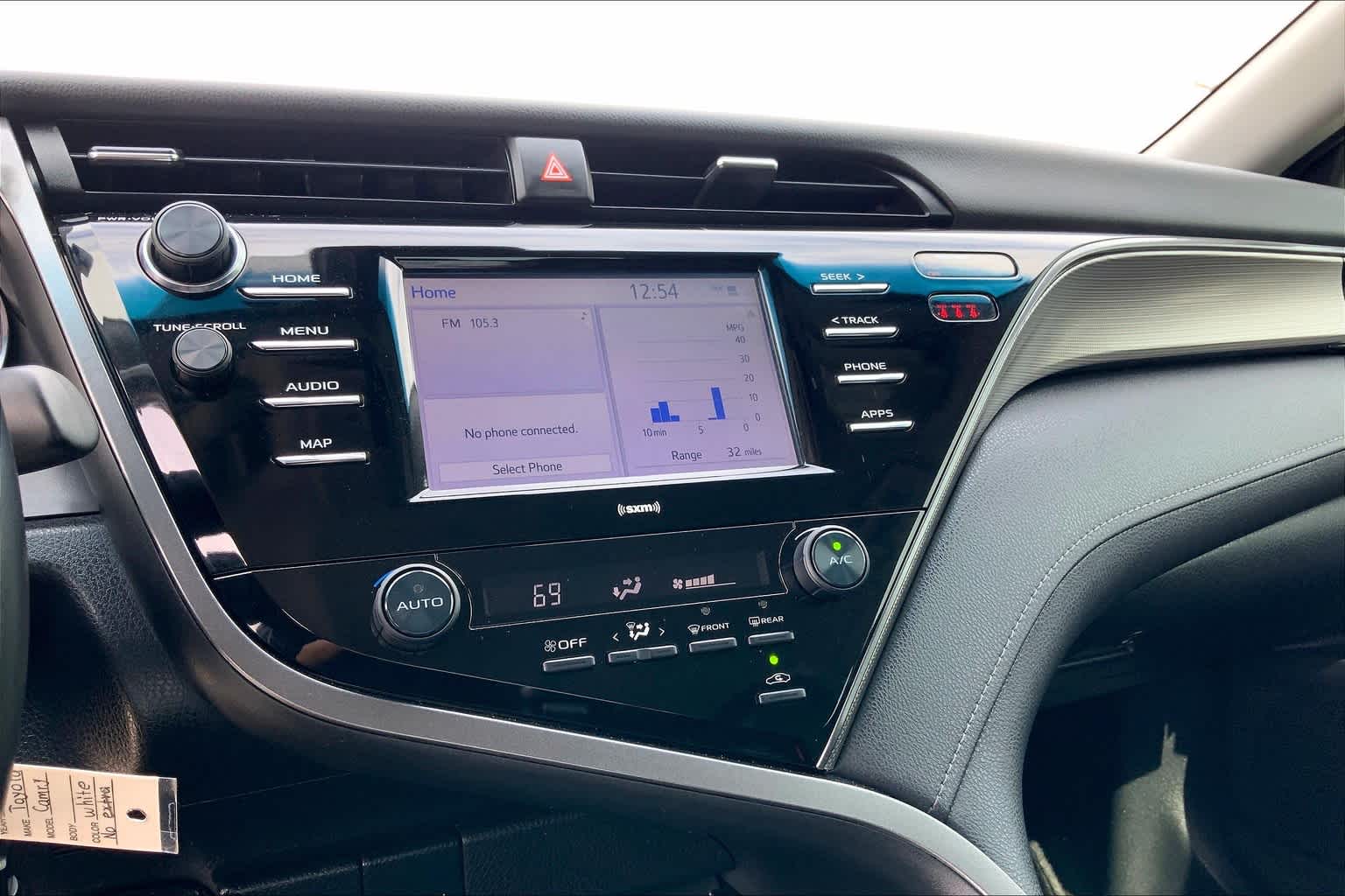 2020 Toyota Camry SE Nightshade Super White at Group 1 Toyota Southwest
