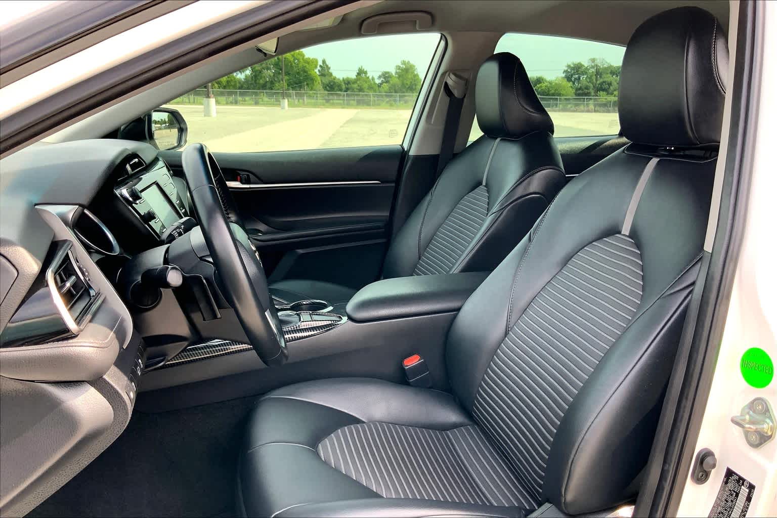 2020 Toyota Camry SE Nightshade Super White at Group 1 Toyota Southwest