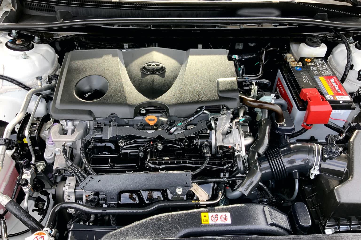 2020 Toyota Camry SE Nightshade Super White at Group 1 Toyota Southwest