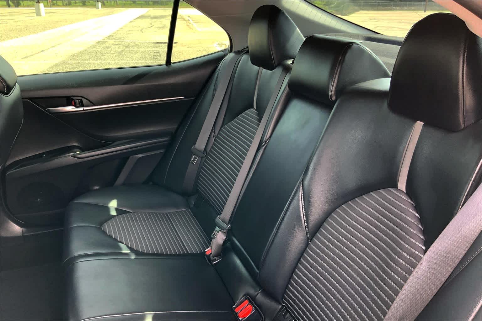2020 Toyota Camry SE Nightshade Super White at Group 1 Toyota Southwest