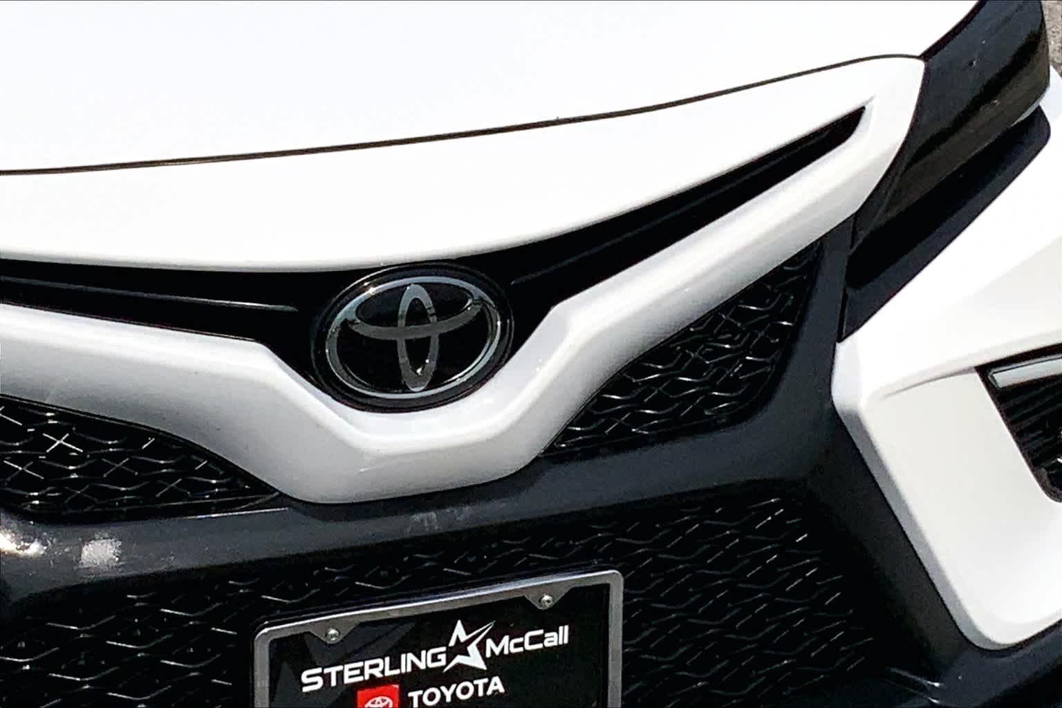 2020 Toyota Camry SE Nightshade Super White at Group 1 Toyota Southwest