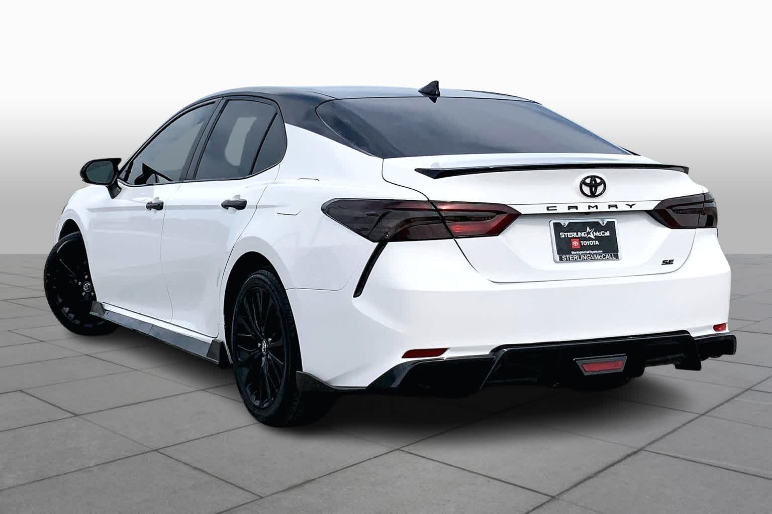 2020 Toyota Camry SE Nightshade Super White at Group 1 Toyota Southwest