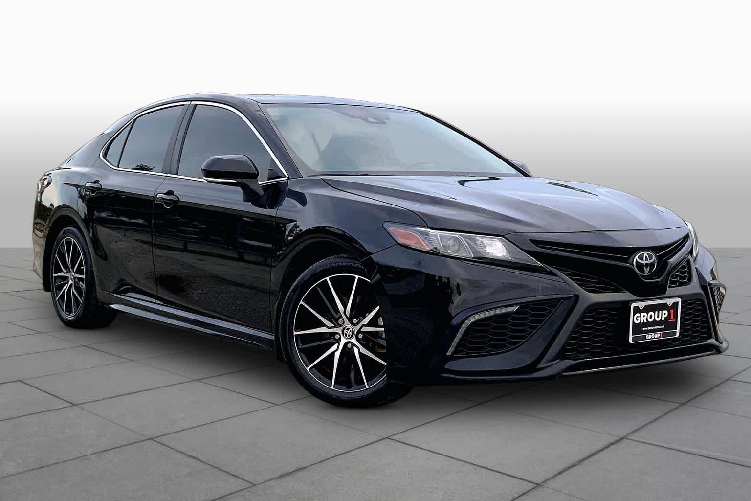 2023 Toyota Camry SE Midnight Black Metallic at Group 1 Toyota Southwest