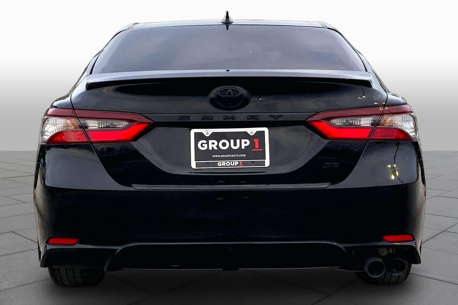 2023 Toyota Camry SE Midnight Black Metallic at Group 1 Toyota Southwest