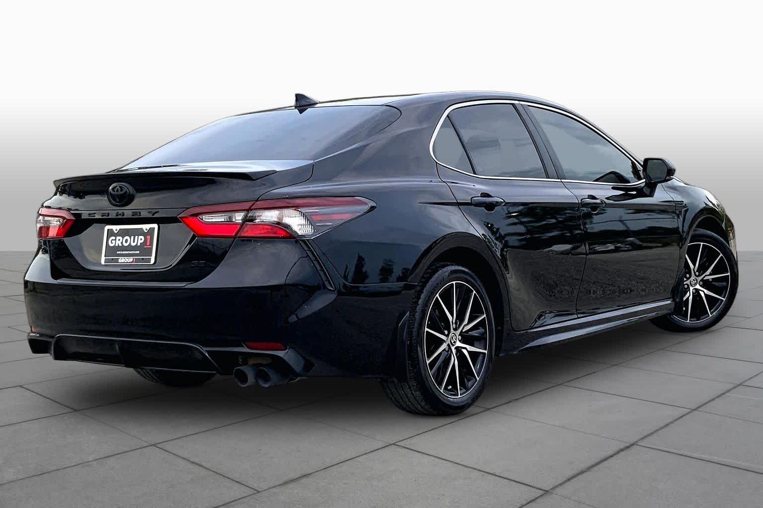2023 Toyota Camry SE Midnight Black Metallic at Group 1 Toyota Southwest