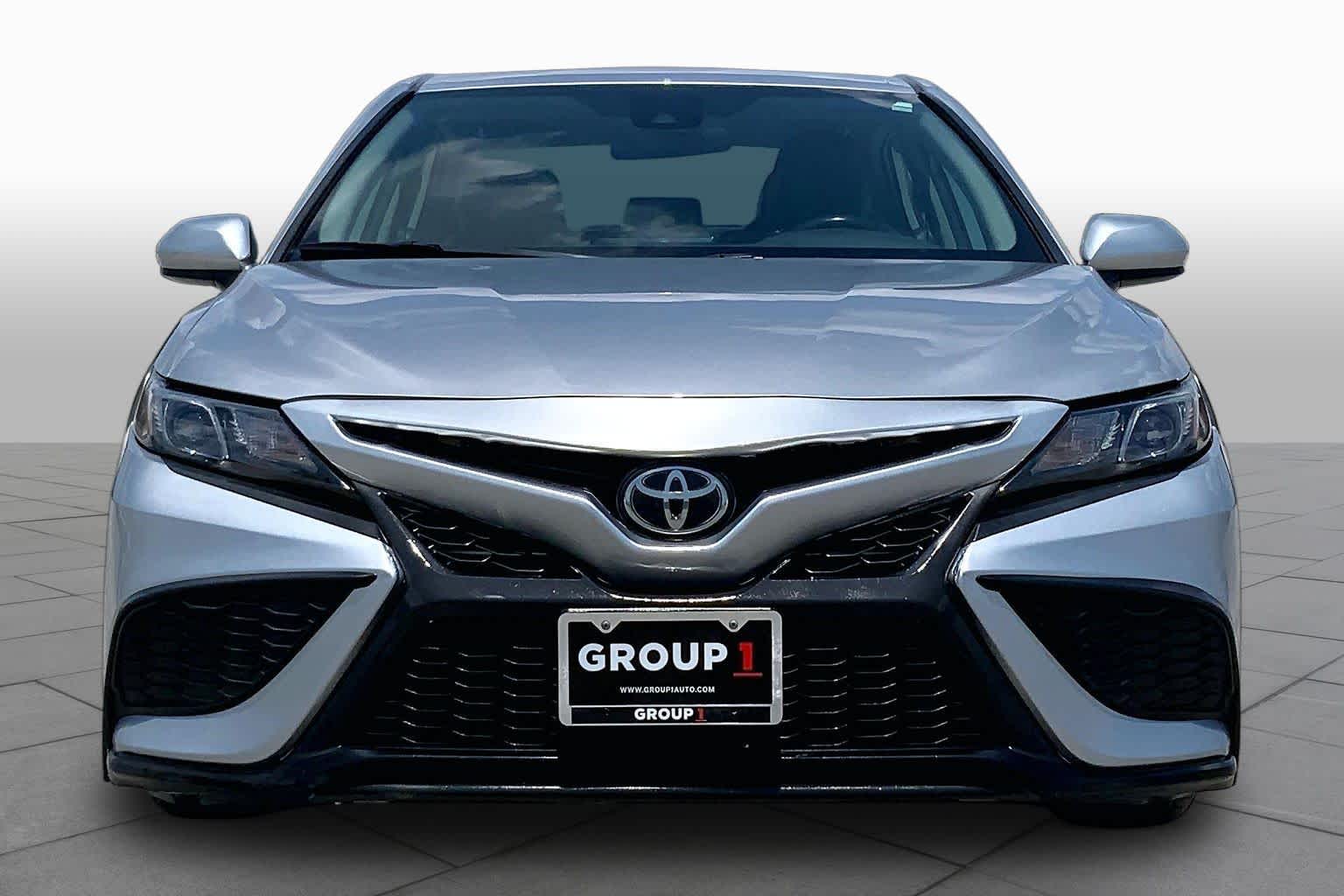 2021 Toyota Camry SE Celestial Silver Metallic at Sterling McCall Nissan