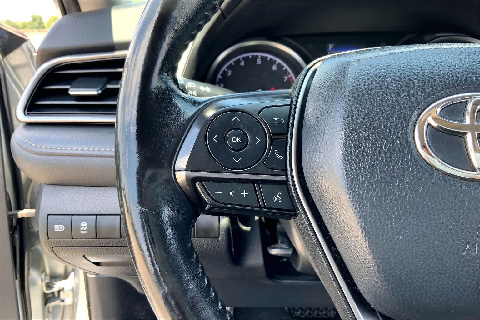 2021 Toyota Camry SE Celestial Silver Metallic at Sterling McCall Nissan
