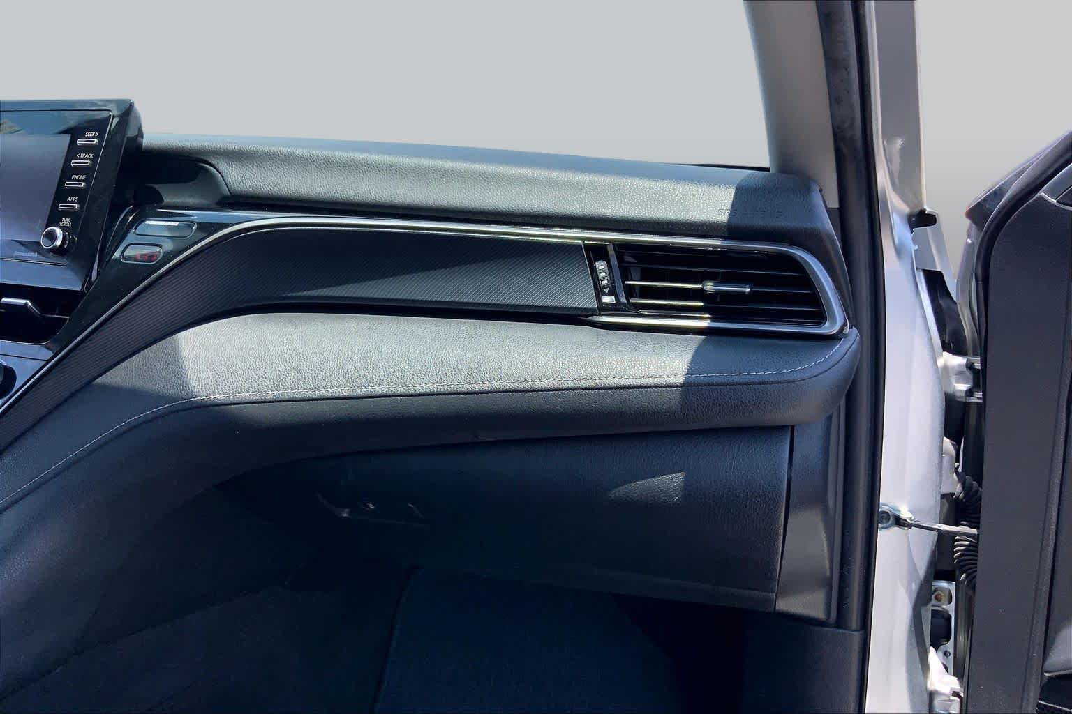 2021 Toyota Camry SE Celestial Silver Metallic at Sterling McCall Nissan