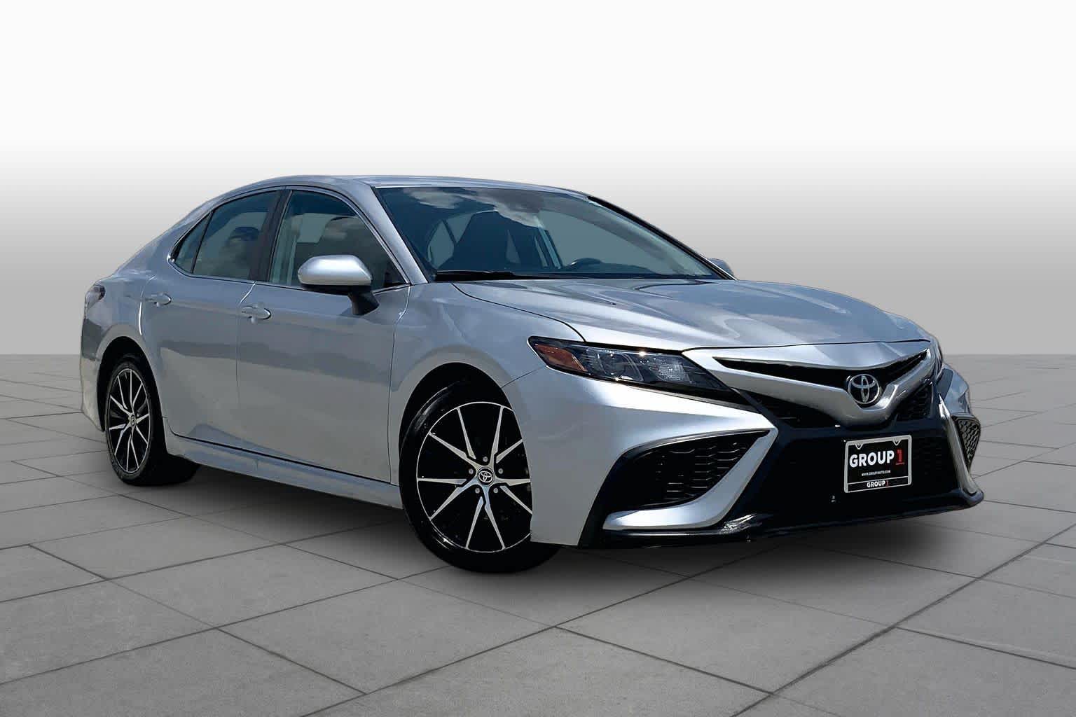 2021 Toyota Camry SE Celestial Silver Metallic at Sterling McCall Nissan