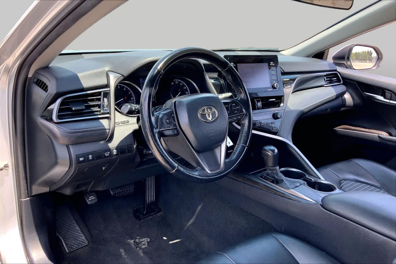 2021 Toyota Camry SE Celestial Silver Metallic at Sterling McCall Nissan