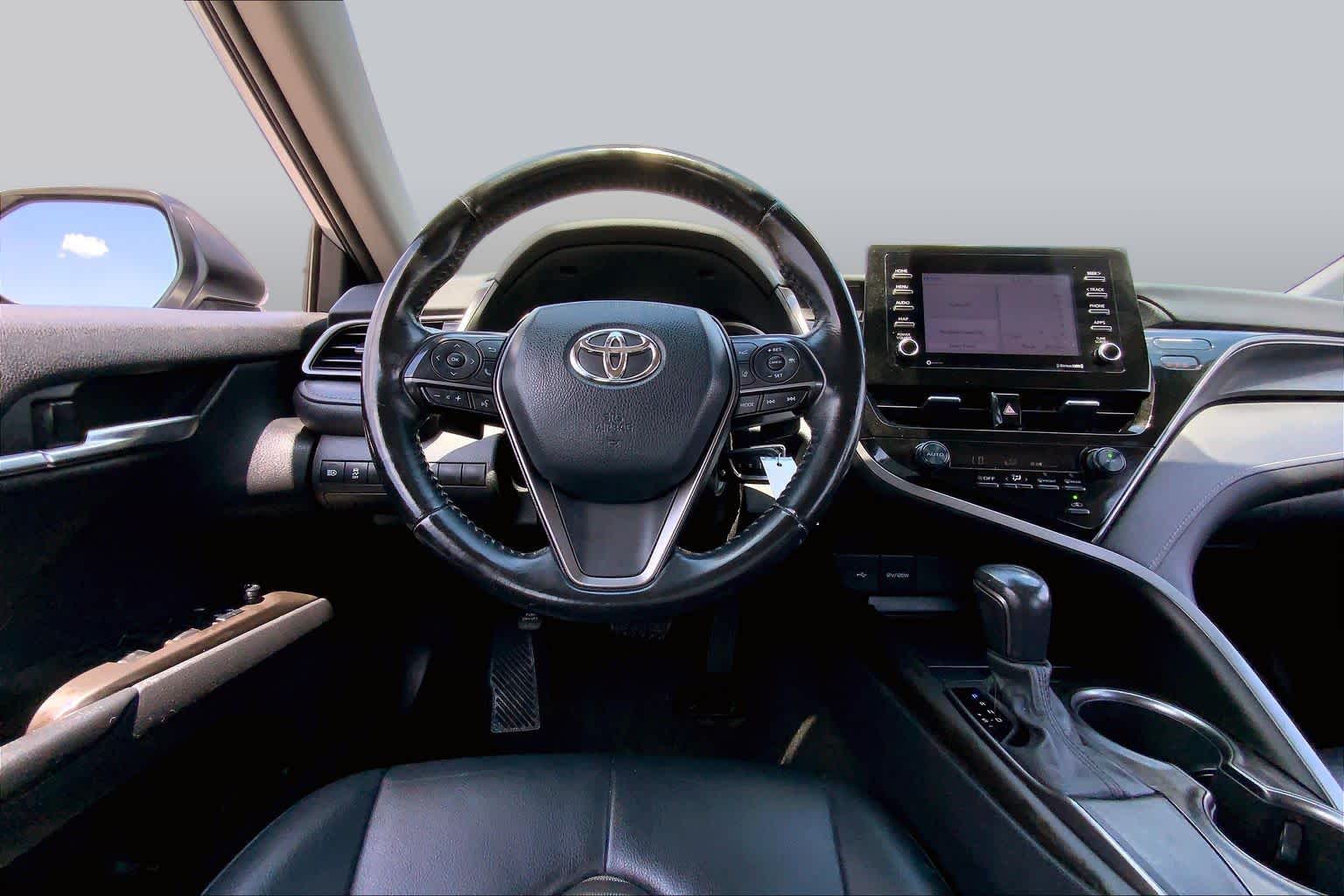 2021 Toyota Camry SE Celestial Silver Metallic at Sterling McCall Nissan