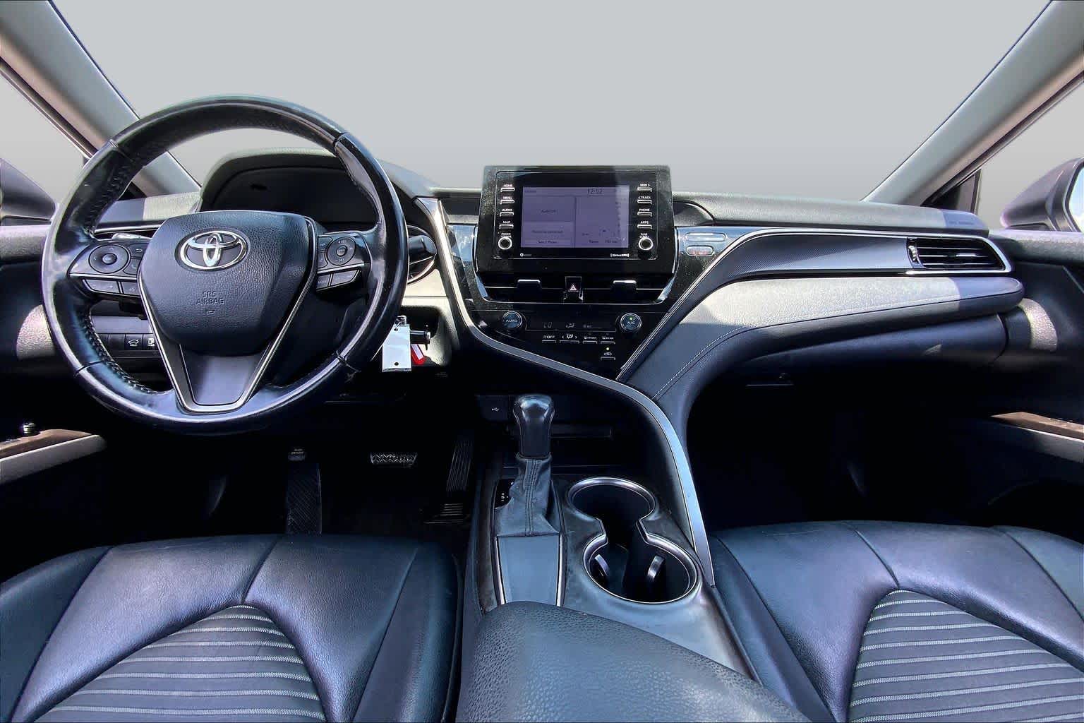 2021 Toyota Camry SE Celestial Silver Metallic at Sterling McCall Nissan