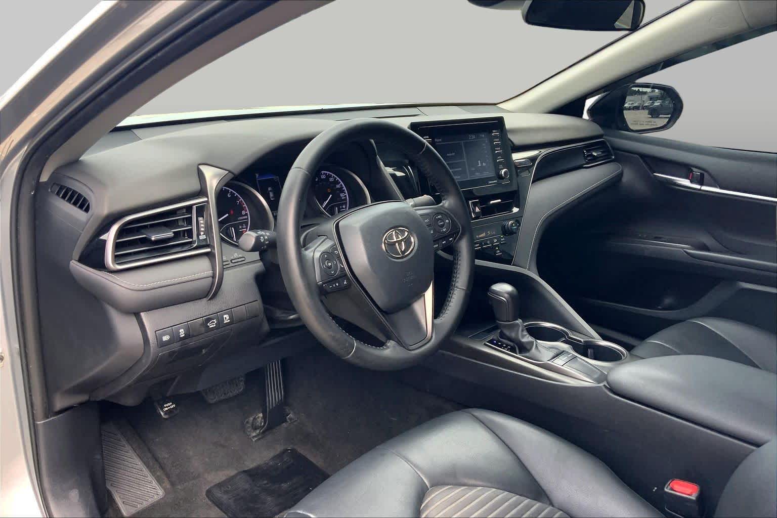 2022 Toyota Camry SE Celestial Silver Metallic at Group 1 Toyota Southwest