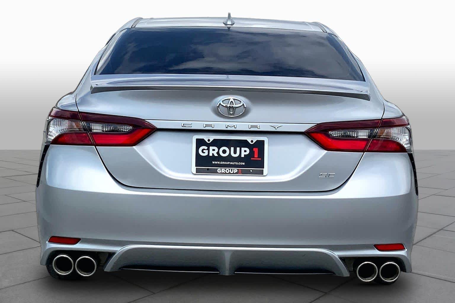 2022 Toyota Camry SE Celestial Silver Metallic at Group 1 Toyota Southwest